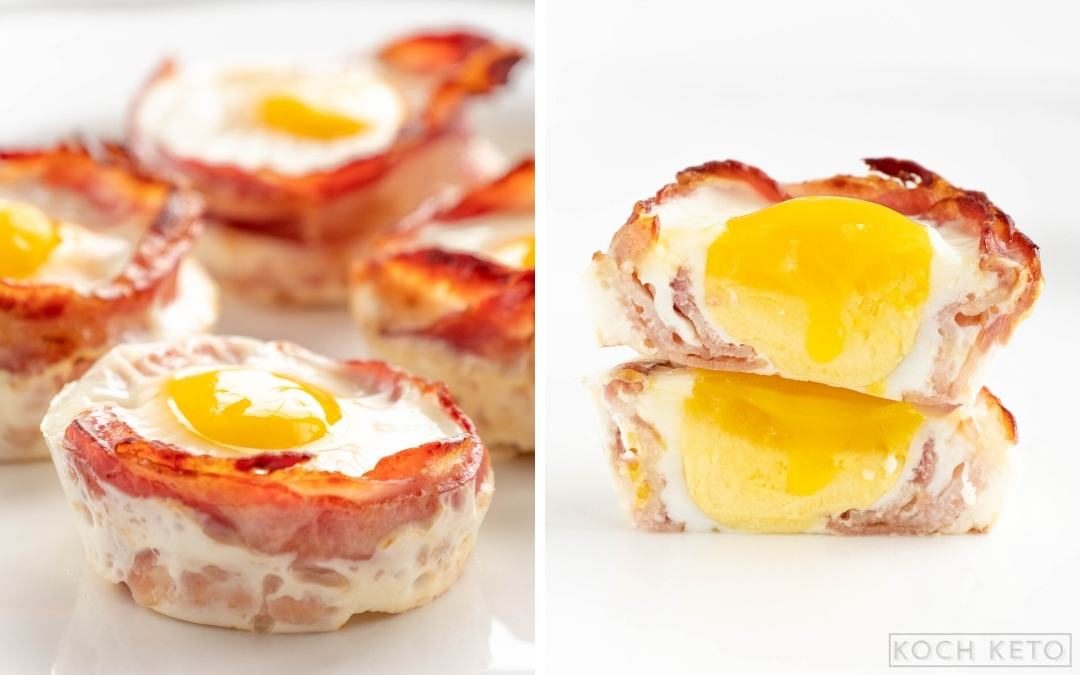 Low Carb Bacon Ei Frühstücksmuffins Koch Keto