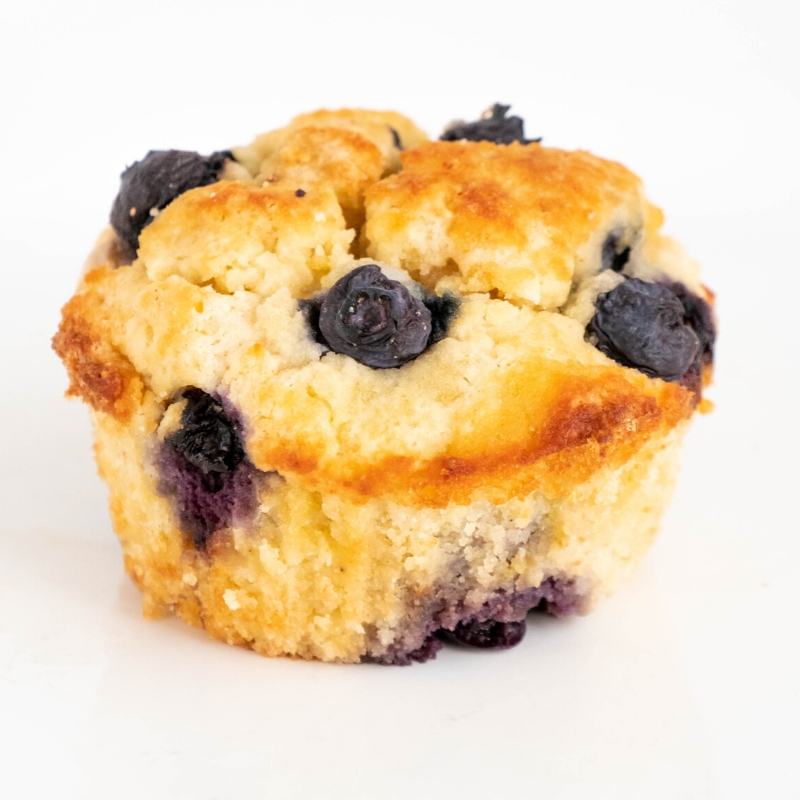 Gesunde Low Carb Keto Blaubeer Muffins ohne Zucker und ohne Mehl Mobile Featured Image