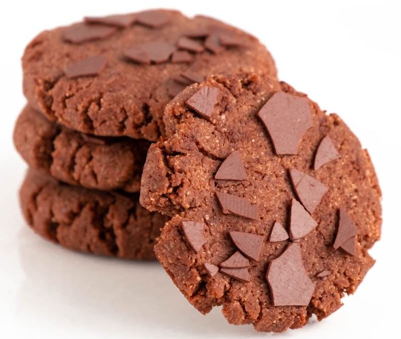 Weiche Keto Schoko Cookies