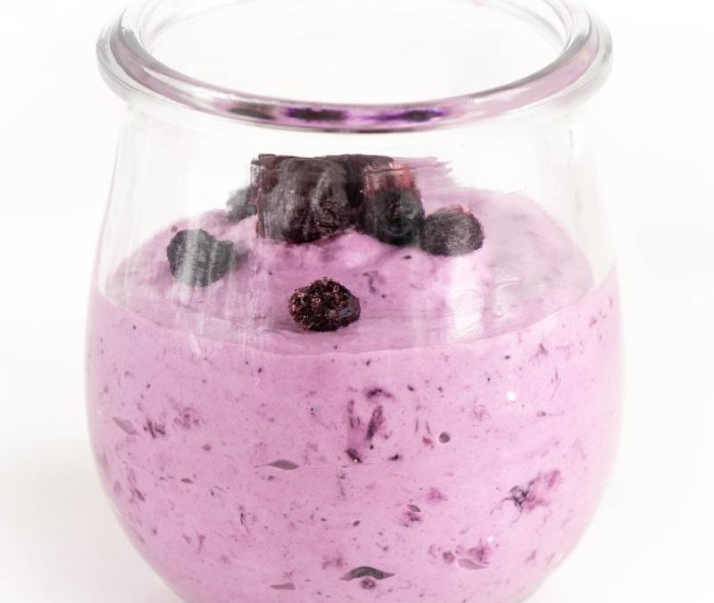 Keto Blaubeer Mousse