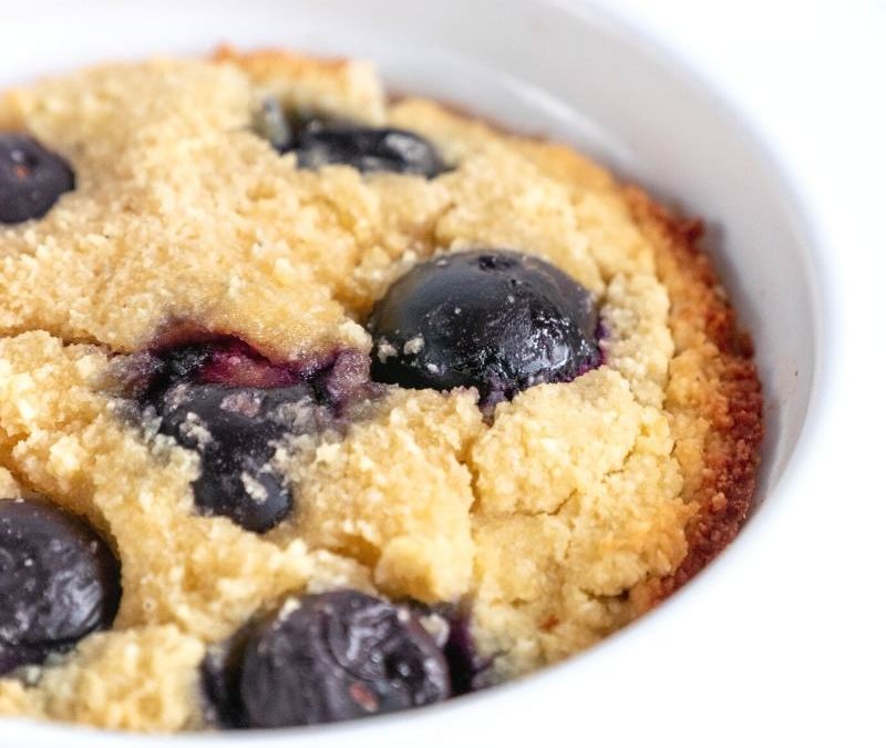 Keto Blaubeer Tassenkuchen