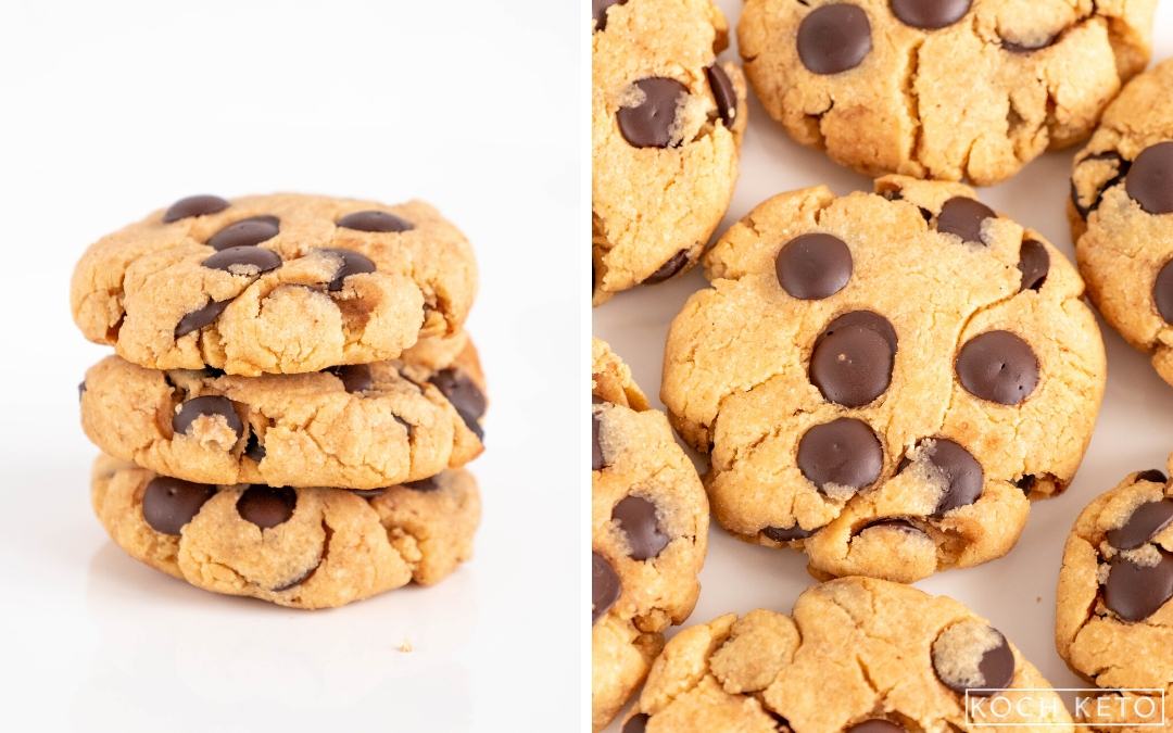 Keto Chocolate Chip Cookies Desktop Featured Image