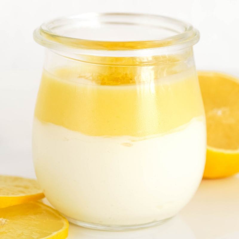 Keto Lemon Curd Cheesecake Im Glas Mobile Featured Image
