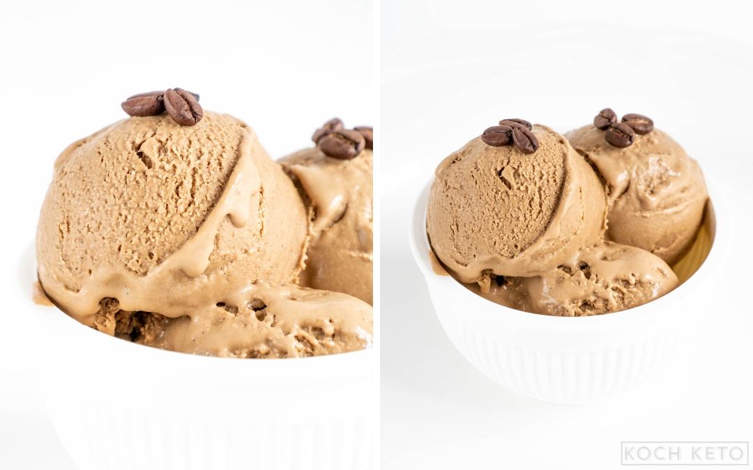 Low Carb Keto Kaffee Eis ohne Zucker zum Selbermachen Desktop Featured Image