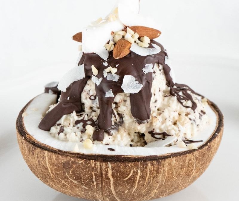 Keto Mandel Kokos Eis