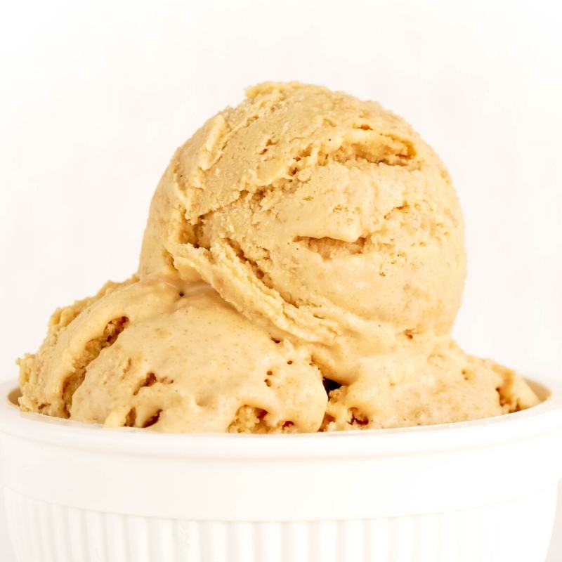 Keto Salted Caramel Eiscreme Mobile Featured Image