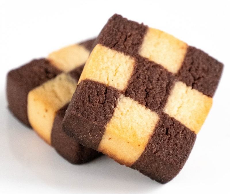 Keto Schwarz-Weiß Kekse