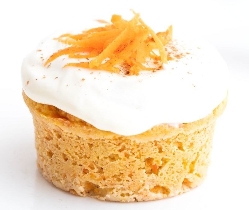 Keto Karotten Tassenkuchen