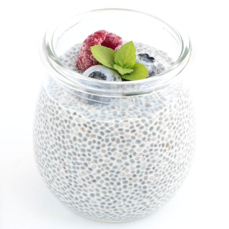 Keto Vanille Chia Pudding Mobile Featured Image