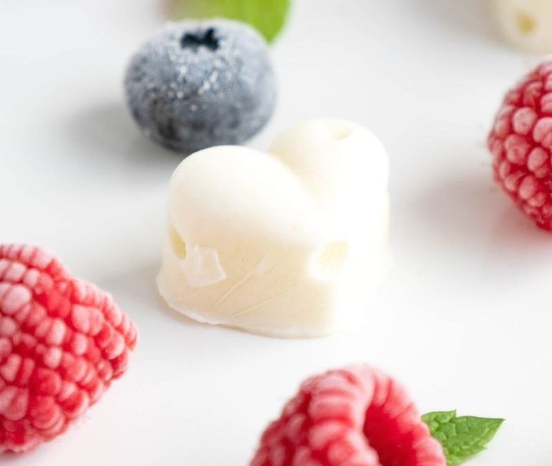 Keto Frozen Joghurt Häppchen
