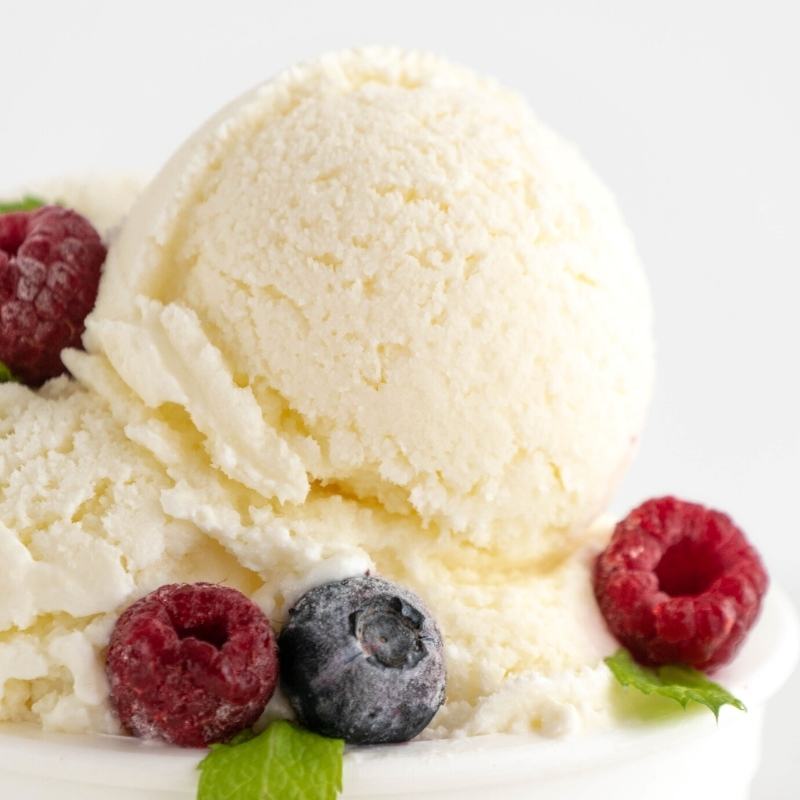 Einfaches Low Carb Frozen Joghurt Eis ohne Zucker selber machen Mobile Featured Image