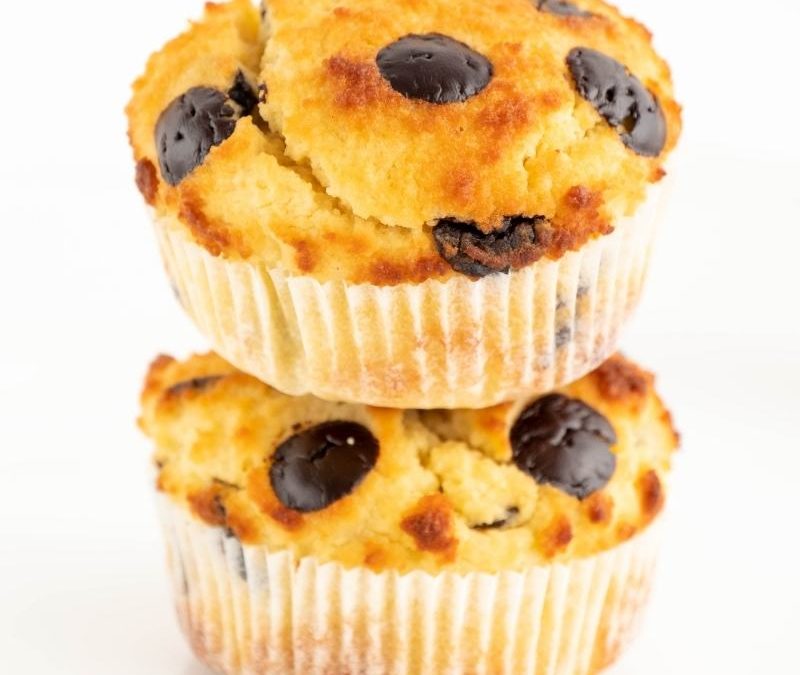 Keto Muffins mit Schokostückchen