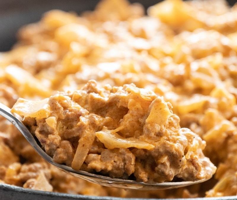 Low Carb Hackfleisch-Weißkohl-Pfanne
