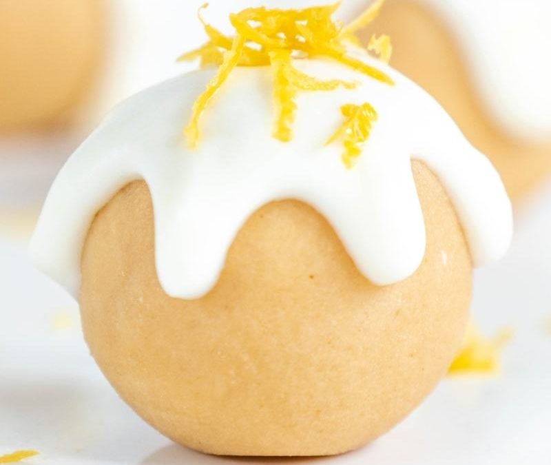 Keto Zitronenkuchen Fat Bombs