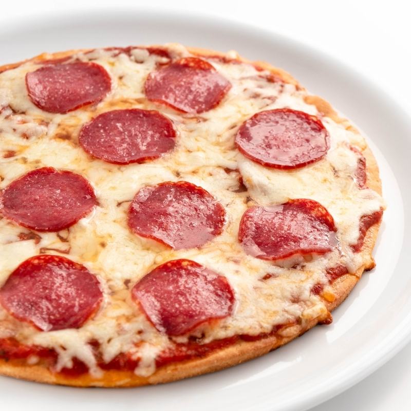 Die beste Low Carb Salami Pizza ohne Kohlenhydrate Mobile Featured Image
