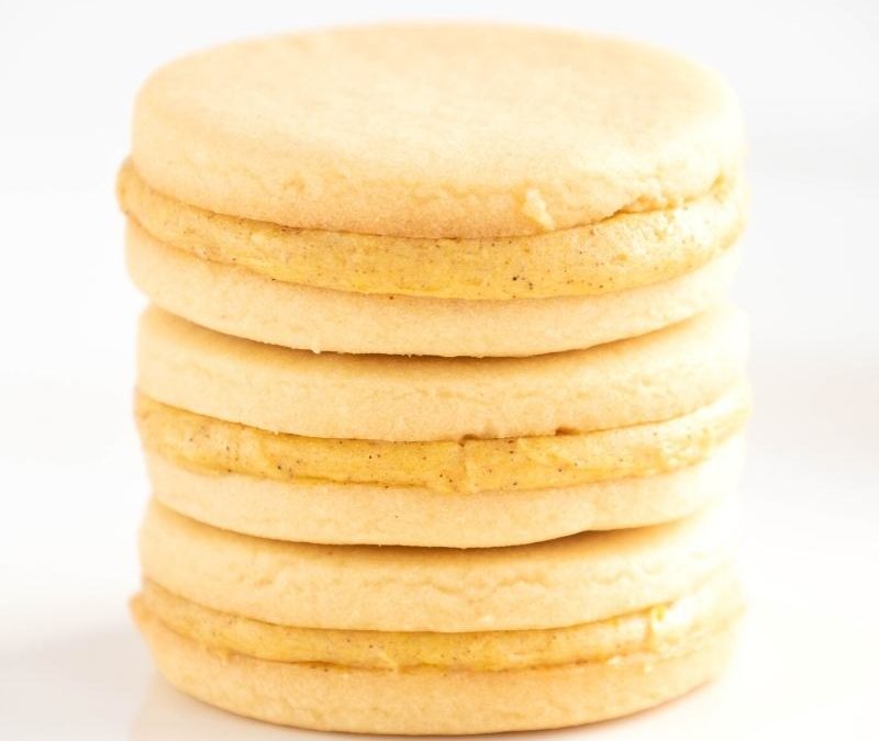 Keto Pumpkin Spice Sandwich Kekse