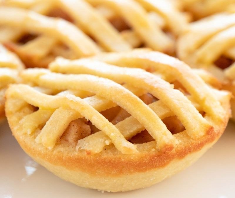 Keto Mini Apfelkuchen