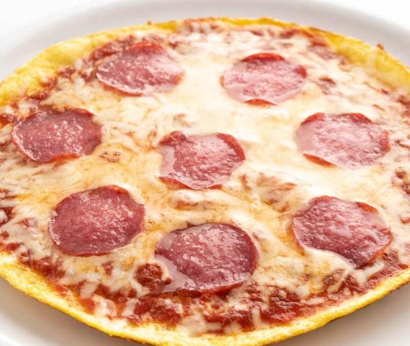 Keto Pizza-Omelette