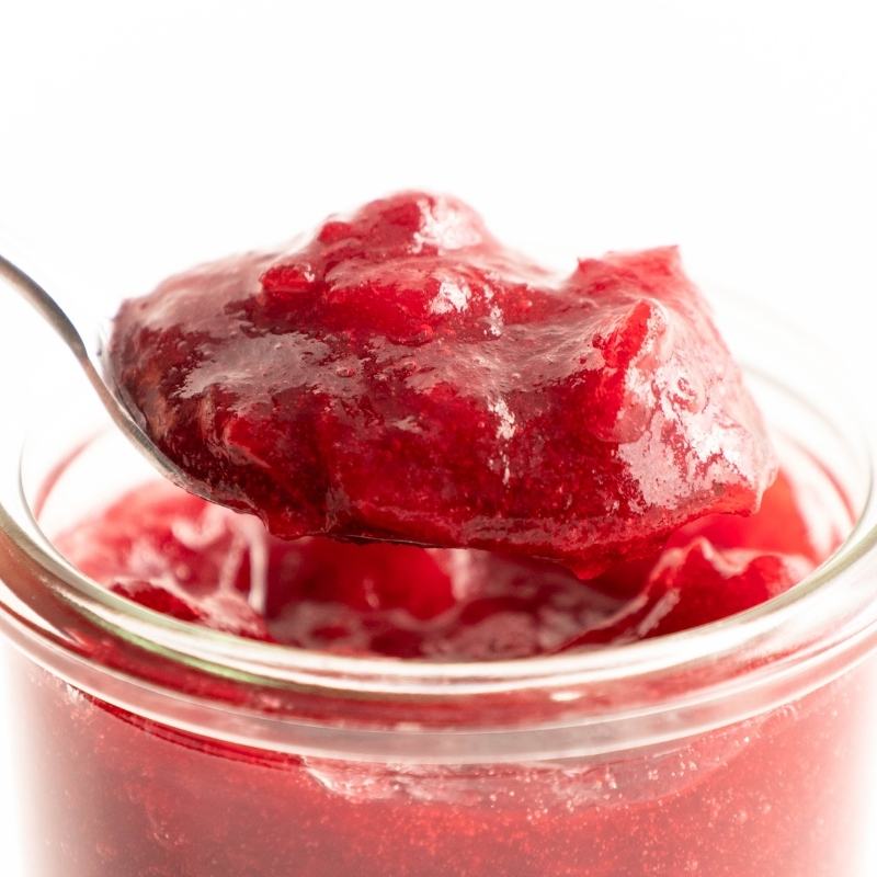 Low Carb Cranberry Sauce Mobile Featured Image