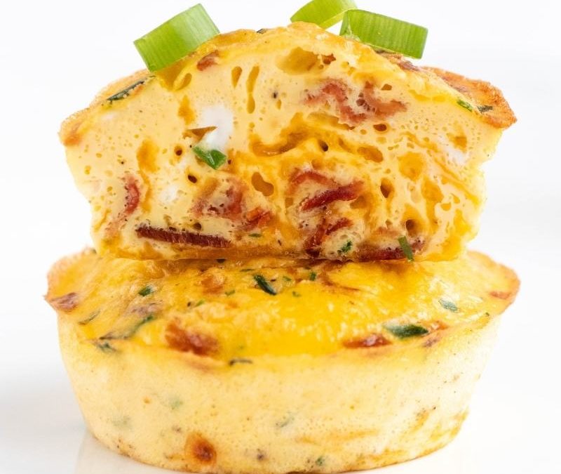 Keto Bacon & Cheddar Ei-Muffins