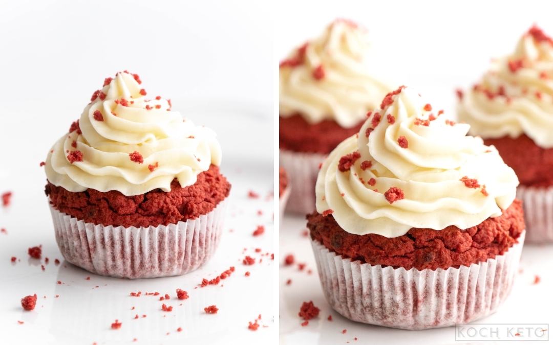 Keto Red Velvet Cupcakes Desktop Featured Image