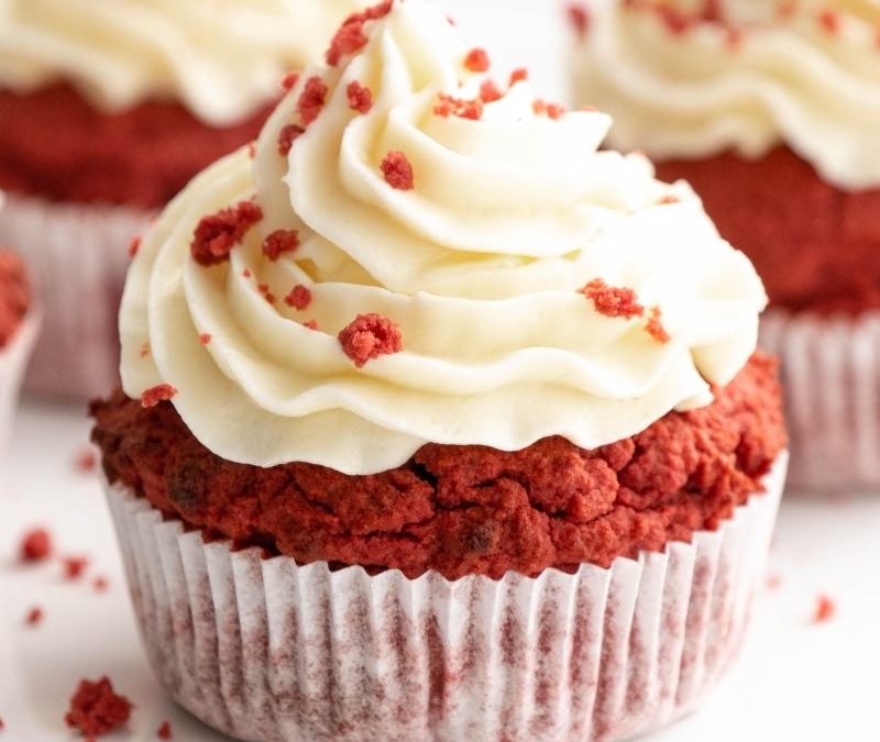 Keto Red Velvet Cupcakes