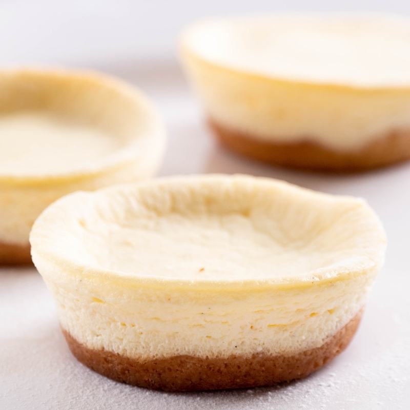 Einfache Low Carb Käsekuchen Muffins ohne Zucker und ohne Mehl Mobile Featured Image