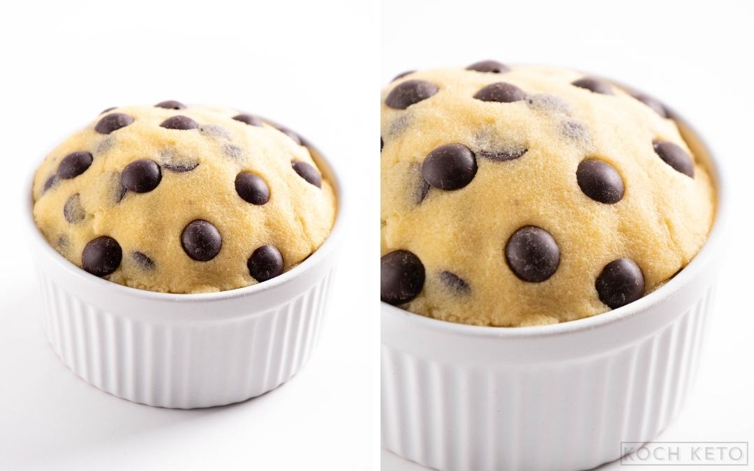Essbarer Low Carb Cookie Dough Keksteig zum Löffeln ohne Zucker selber machen Desktop Featured Image