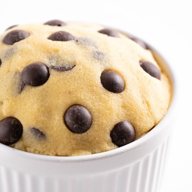 Essbarer Low Carb Cookie Dough Keksteig zum Löffeln ohne Zucker selber machen Mobile Featured Image