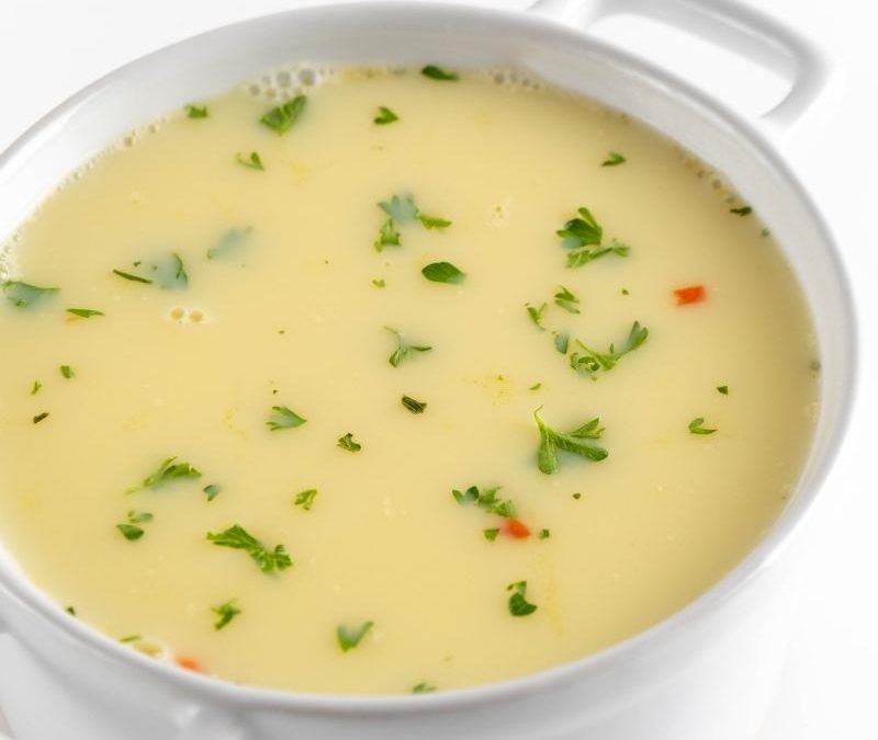 2-Minuten Keto Eiersuppe