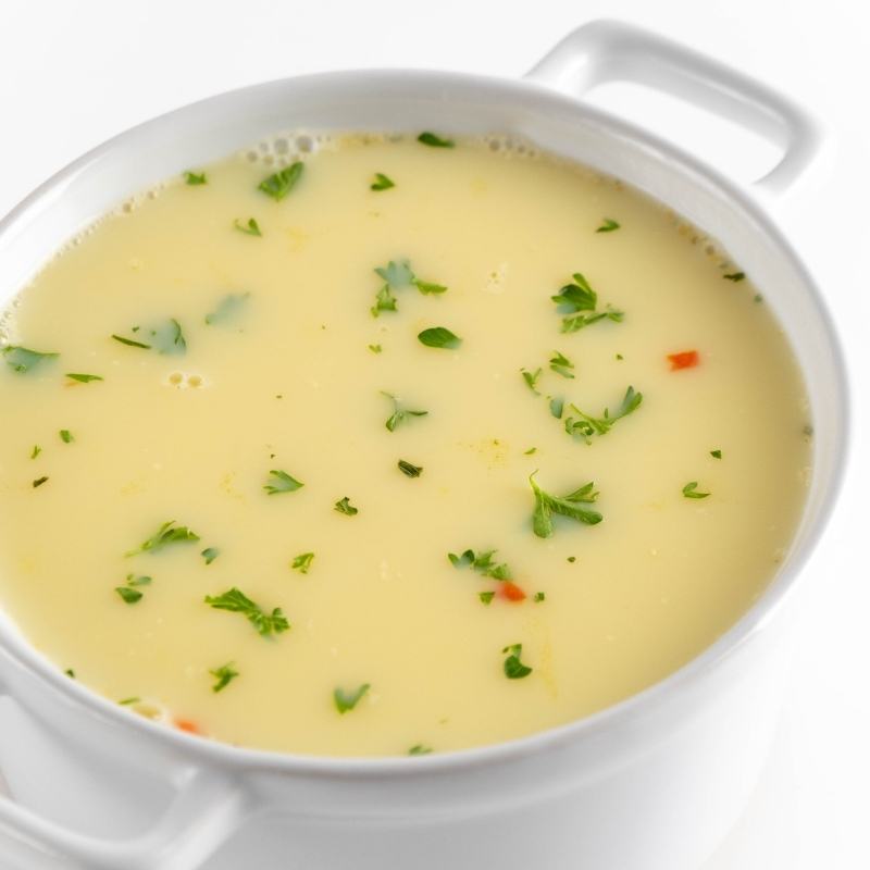 2-Minuten Keto Eiersuppe - Low Carb Eierbrühe ohne Kohlenhydrate Mobile Featured Image