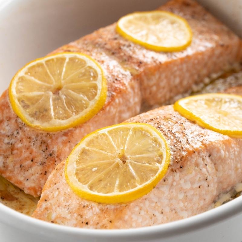 Super einfacher Low Carb Ofen-Lachs ohne Kohlenhydrate Mobile Featured Image