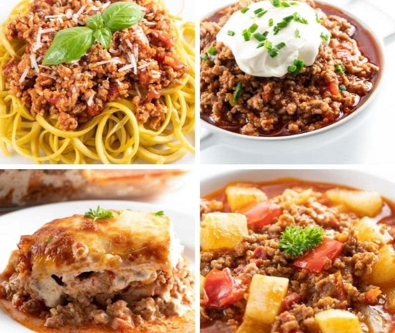15+ leckere Low Carb Rezepte mit Hackfleisch