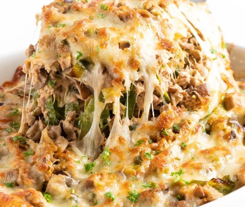 Keto Thunfisch-Auflauf