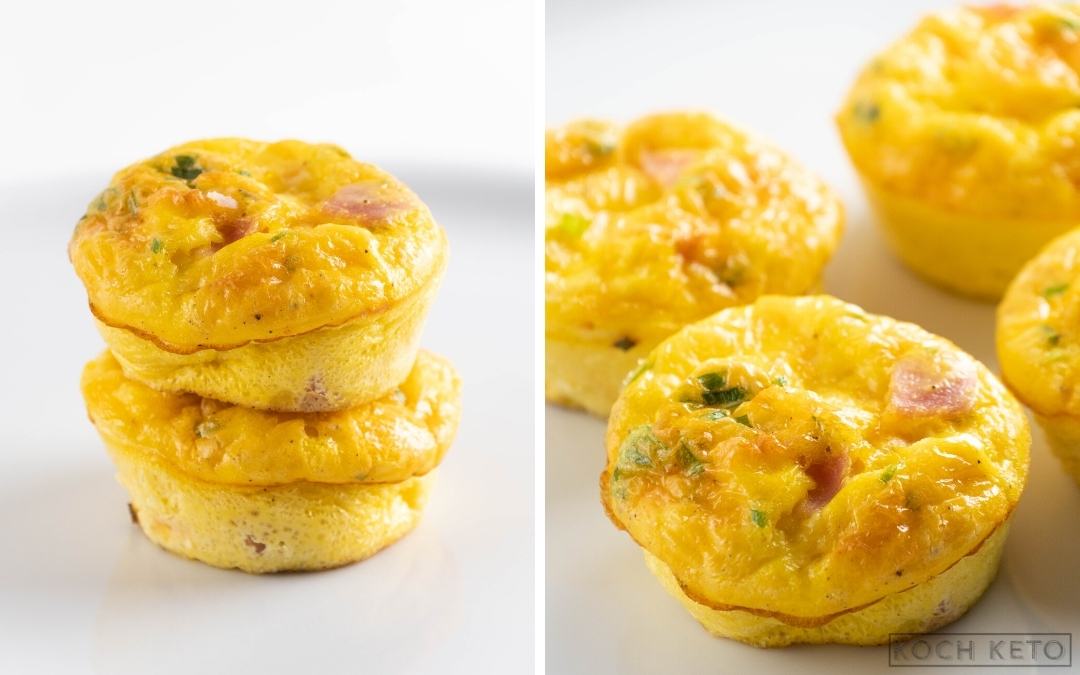 Super einfache Keto Schinken-Käse Eier-Muffins zum ketogenen Frühstück ohne Kohlenhydrate Desktop Featured Image