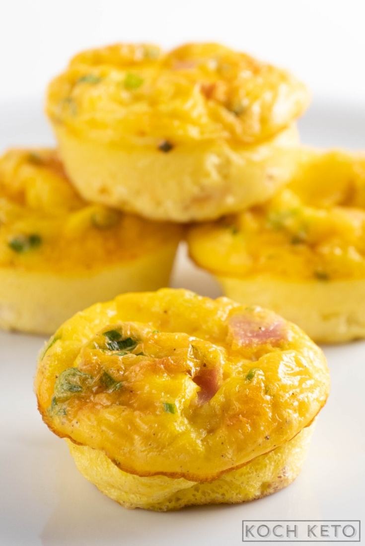Super einfache Keto Schinken-Käse Eier-Muffins zum ketogenen Frühstück ohne Kohlenhydrate Image #1