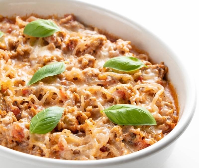 Keto Bolognese Auflauf