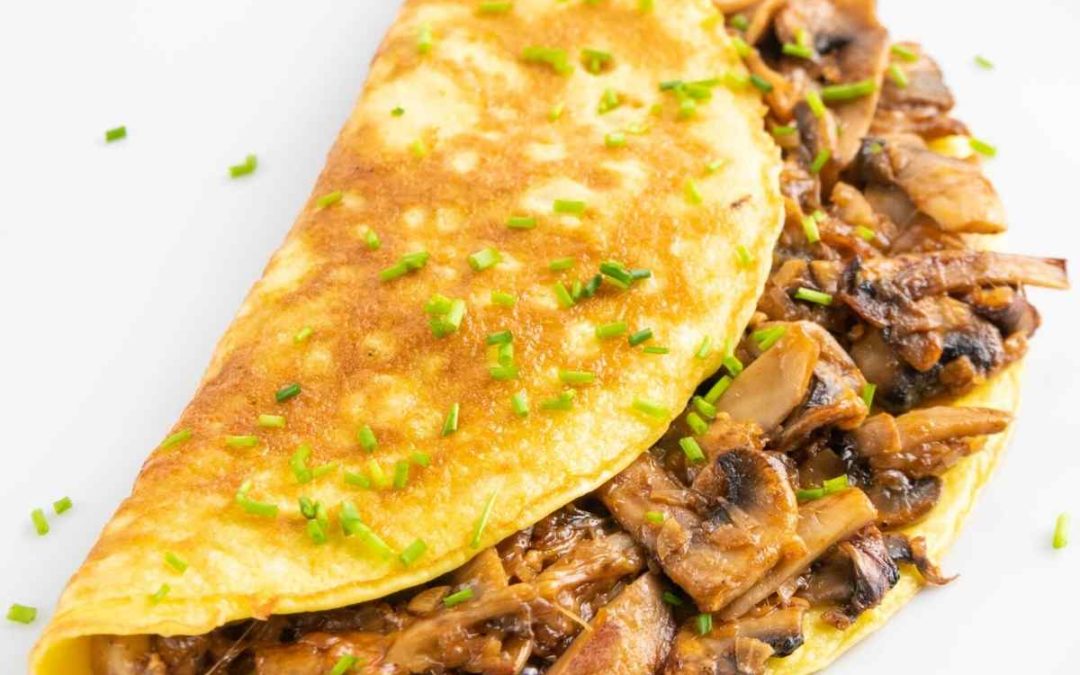 Keto Pilz-Omelette