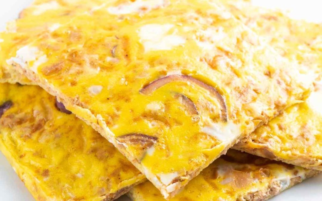 Keto Thunfisch-Frittata vom Blech