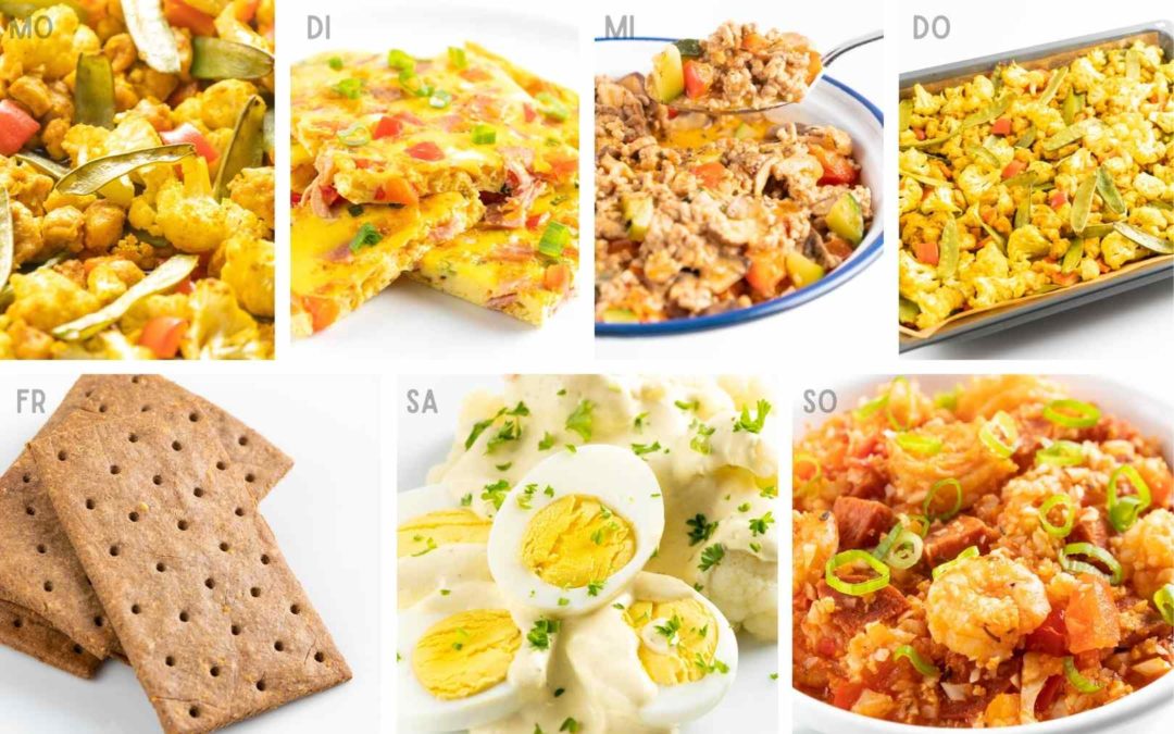 Ernährungsplan zum Abnehmen: Keto Meal Prep #1
