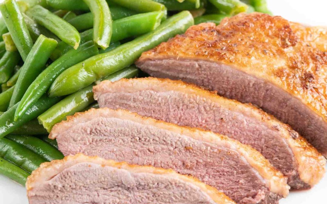Keto Entenbrust mit grünen Bohnen