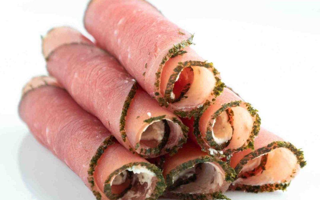 Keto Lachsschinken-Röllchen