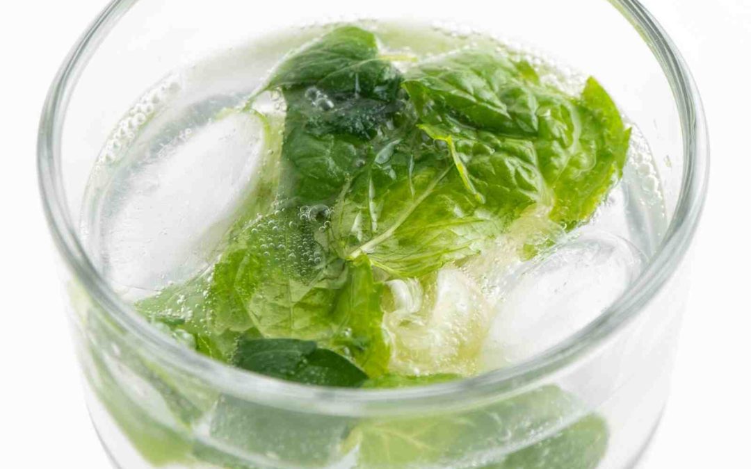 Keto Limetten-Minze-Schorle