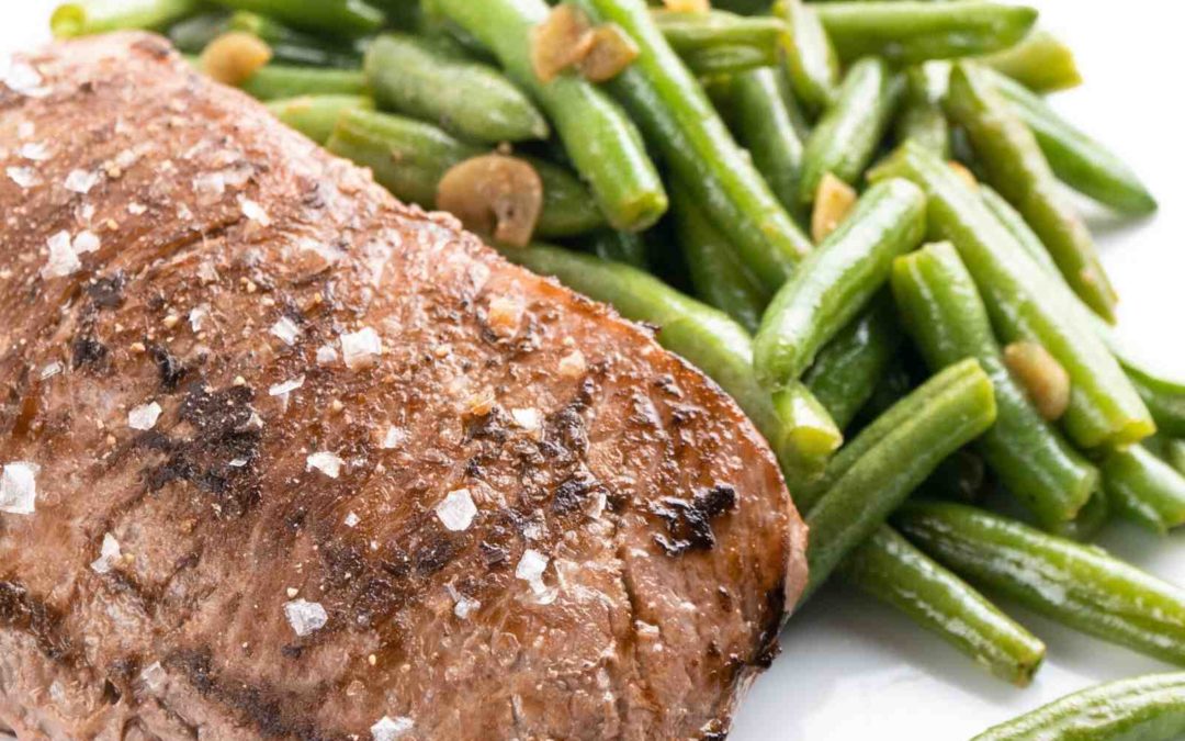 Keto Steak mit grünen Bohnen