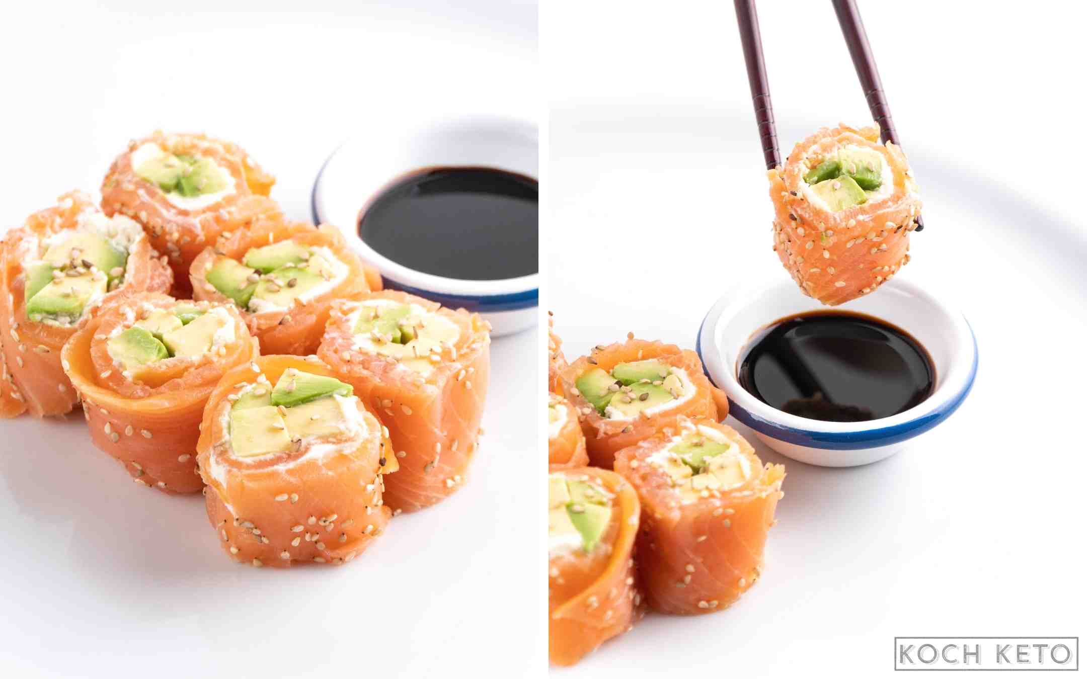 Super einfaches Low Carb Sushi Rezept ohne Kohlenhydrate Desktop Featured Image