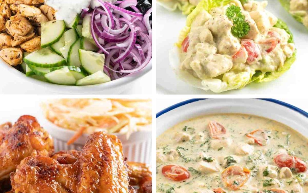 20+ Low Carb Hähnchen Rezepte – einfach & lecker!