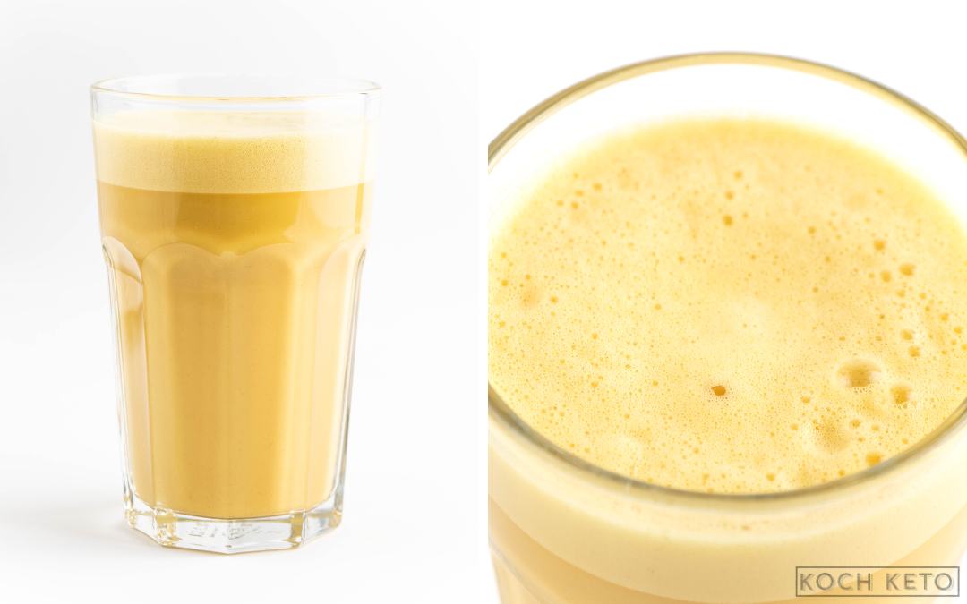 Mega einfache Goldene Milch ohne Zucker als Low Carb Getränk selber machen Desktop Featured Image