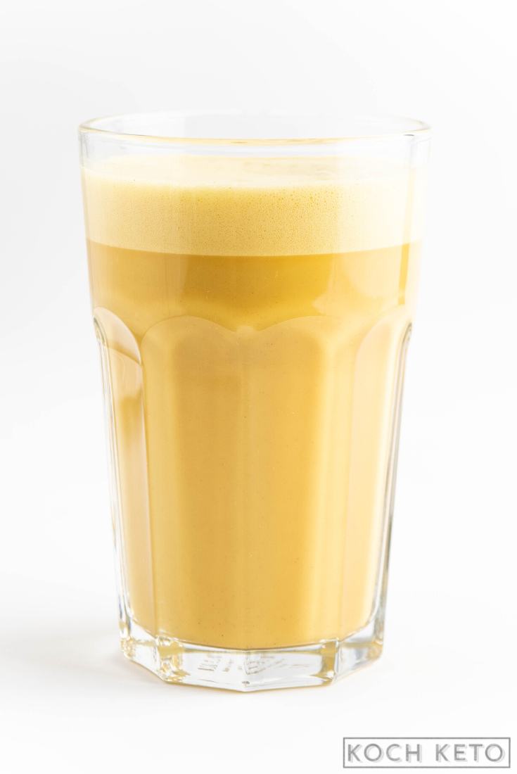 Mega einfache Goldene Milch ohne Zucker als Low Carb Getränk selber machen Image
