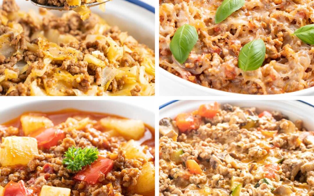10+ Kalorienarme Hackfleisch-Rezepte – [einfach & schnell]