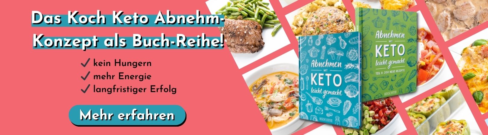 Abnehmen mit Keto leicht gemacht Buch-Reihe Hinweis